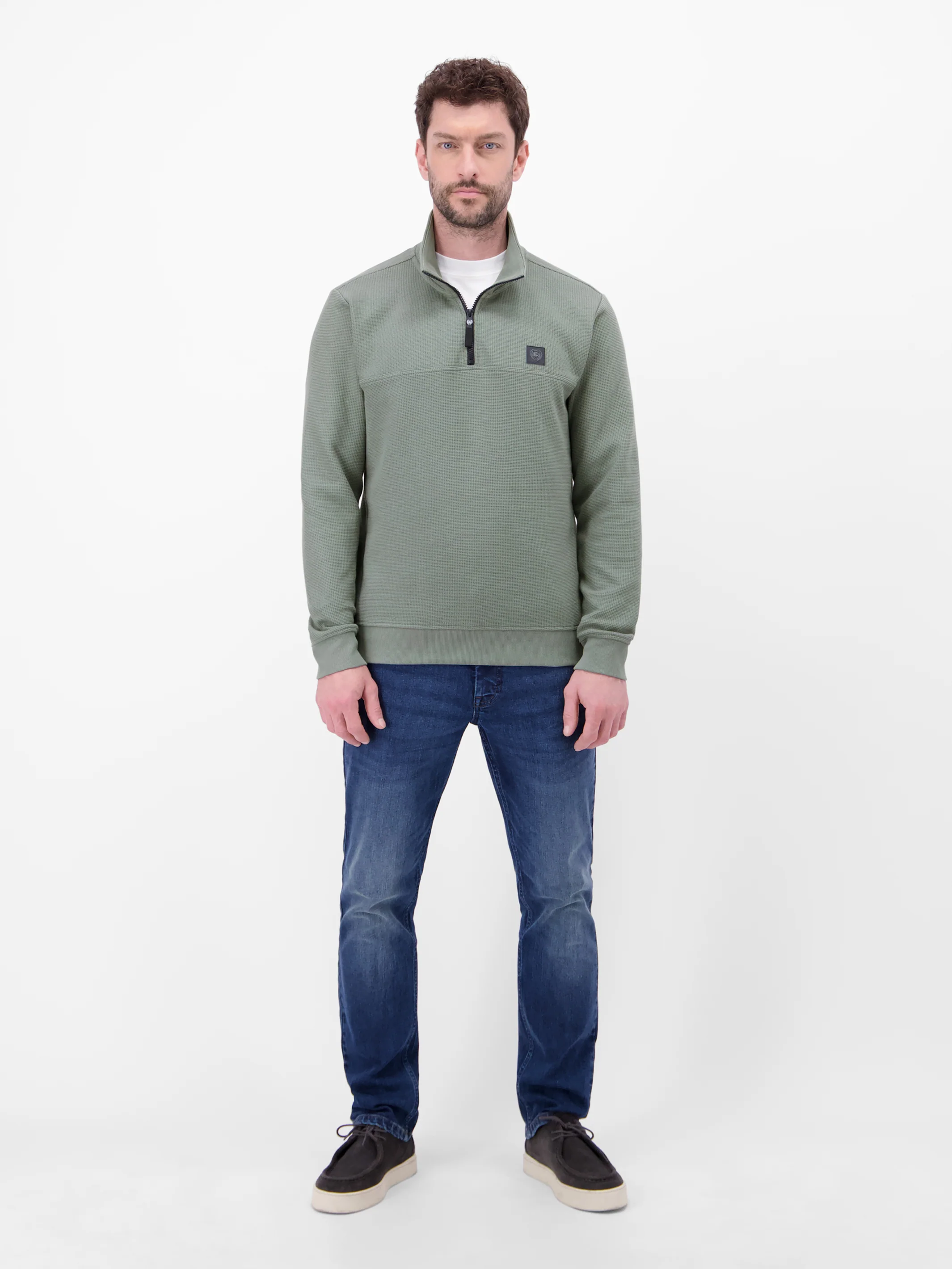 Troyer in Sweatqualität mit Waffelstruktur - Image 5