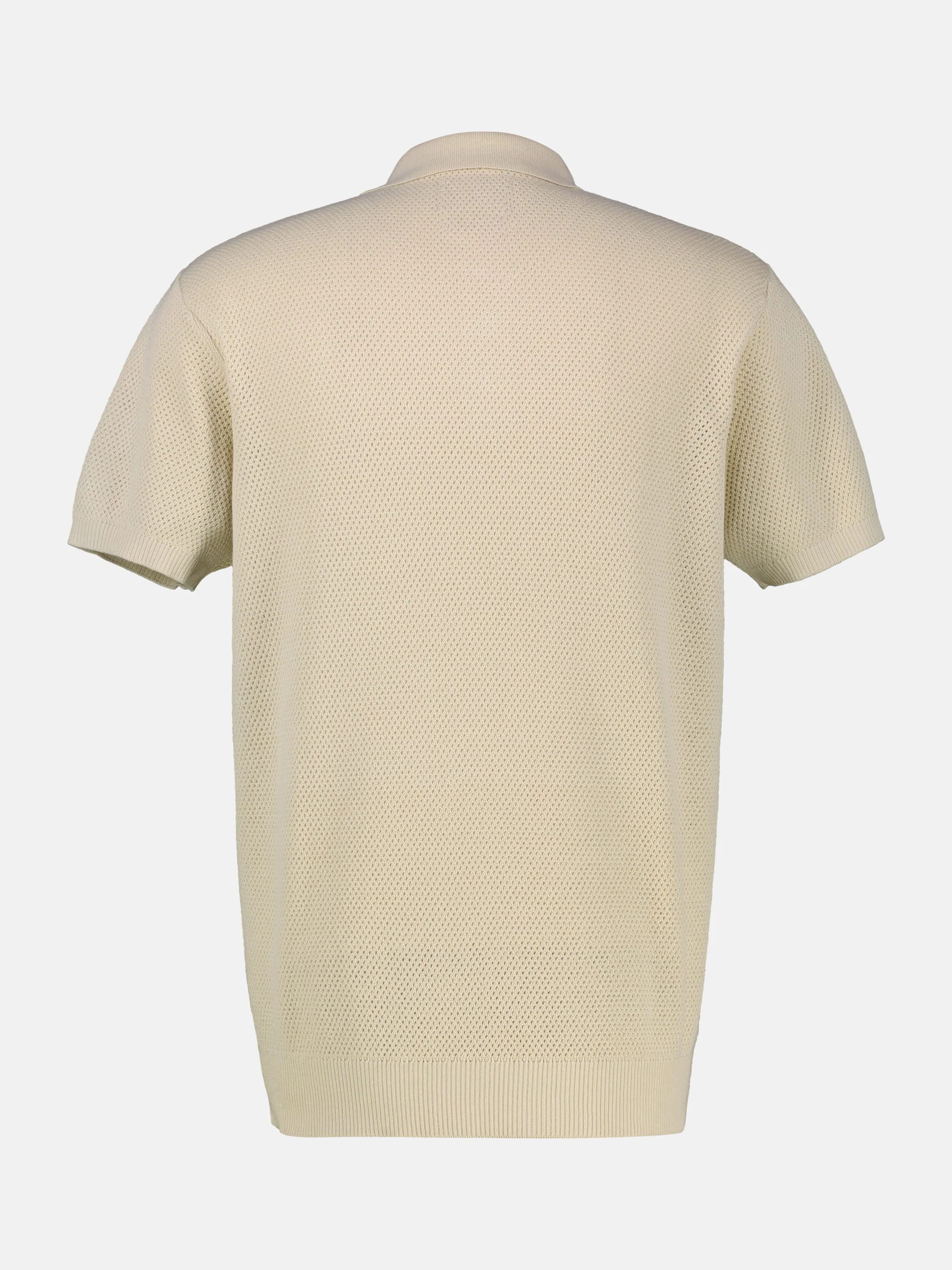 Unifarbenes Poloshirt in Strukturqualität - Image 9